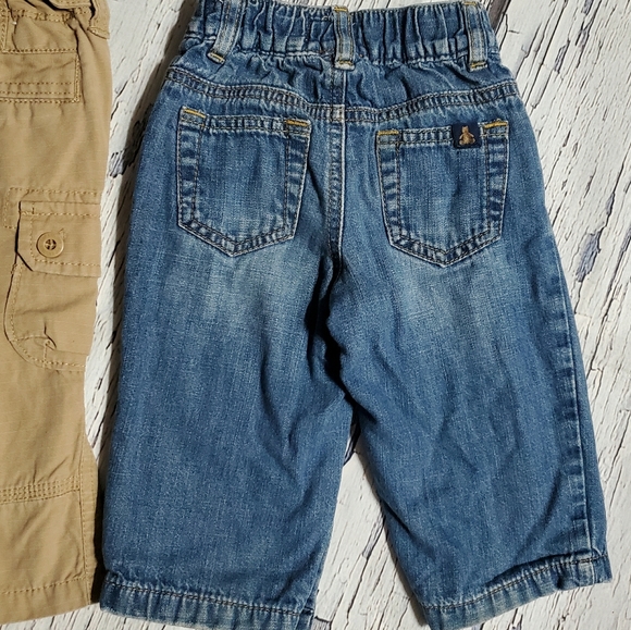 BABYGAP Pants Jeans Baby Size 12-18 Months - 2 Pairs Set - Picture 6 of 14